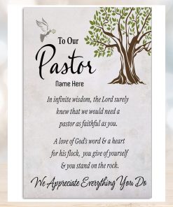 To Our Pastor Vertical Poster