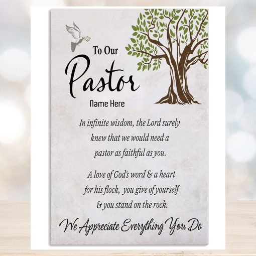 To Our Pastor Vertical Poster