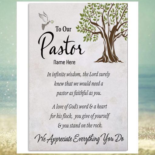 To Our Pastor Vertical Poster