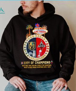 To fabulous Las Vegas Nevada Vegas Golden Knights and Las Vegas Aces city of champions shirt