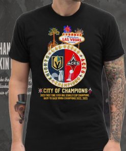 To fabulous Las Vegas Nevada Vegas Golden Knights and Las Vegas Aces city of champions shirt