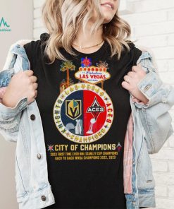 To fabulous Las Vegas Nevada Vegas Golden Knights and Las Vegas Aces city of champions shirt