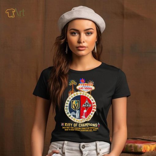 To fabulous Las Vegas Nevada Vegas Golden Knights and Las Vegas Aces city of champions shirt