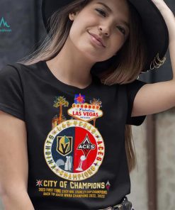 To fabulous Las Vegas Nevada Vegas Golden Knights and Las Vegas Aces city of champions shirt