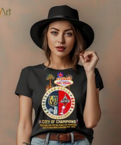 To fabulous Las Vegas Nevada Vegas Golden Knights and Las Vegas Aces city of champions shirt