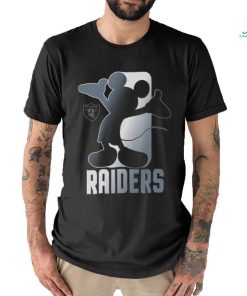 Toddler Las Vegas Raiders Black Disney Cross Fade T Shirt