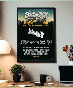 Tons Of Rock Event Judas Priest Parkway Drivf Satiricon Abbath Immortal In Oslo Norway June 2024 Home Decor Poster Canvas