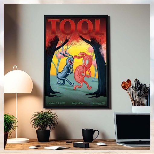 Tool Edmonton AB Tonight At Rogers Place October 25 2023 Home Decor Poster Canvas