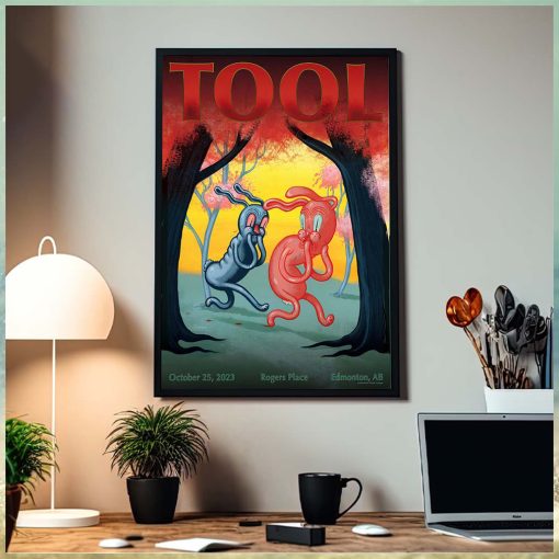 Tool Edmonton AB Tonight At Rogers Place October 25 2023 Home Decor Poster Canvas