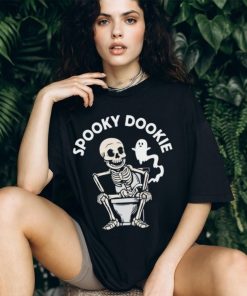 Top skeleton and ghost spooky dookie shirt