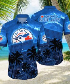 new toronto blue jays american flag logo vacation gift for men and women  gift mlb hawaiian shirt - Limotees