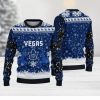 Los Angeles Chargers NFL Mandala Logo Knitted Christmas Sweater AOP Holiday