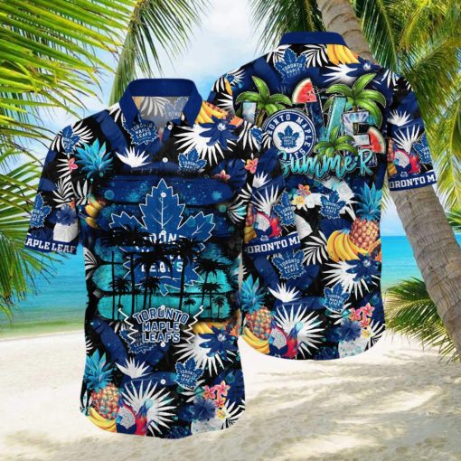 Toronto Maple Leafs NHL Hawaiian Shirt Hammockstime Aloha Shirt