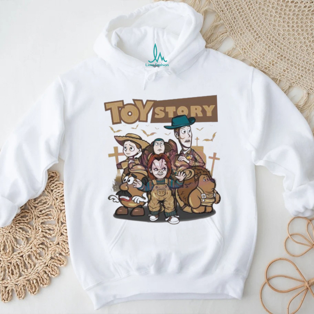 Toy Story Characters Cacao Color Shirt Toy Story Characters Cacao Color Shirt