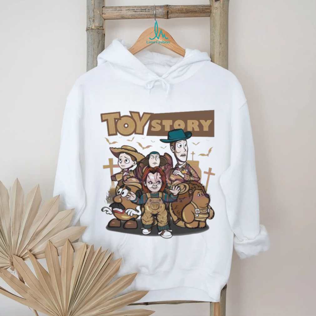 Toy Story Characters Cacao Color Shirt Toy Story Characters Cacao Color Shirt