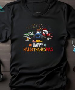 Tractor Halloween Happy HalloThanksMas Classic T Shirt