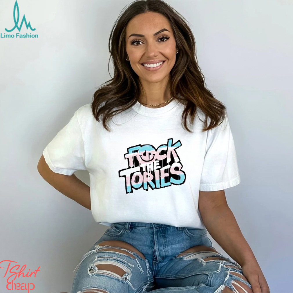 Trans flag fock the tories new shirt Trans flag fock the tories new shirt