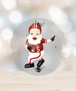 Tree Buddees Touchdown Santa Christmas Sports Football Ornament