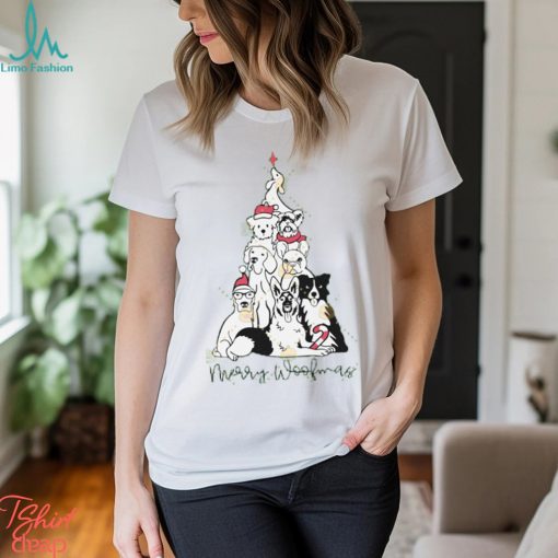 Tree Christmas Dog Shirt