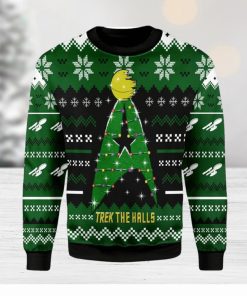 Trek The Halls T Shirt Hoodie Sweatpants Ugly Christmas Sweater