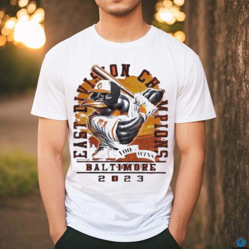 Trending Baltimore Orioles Mascot 2023 East Division Champion 100 Wins shirt