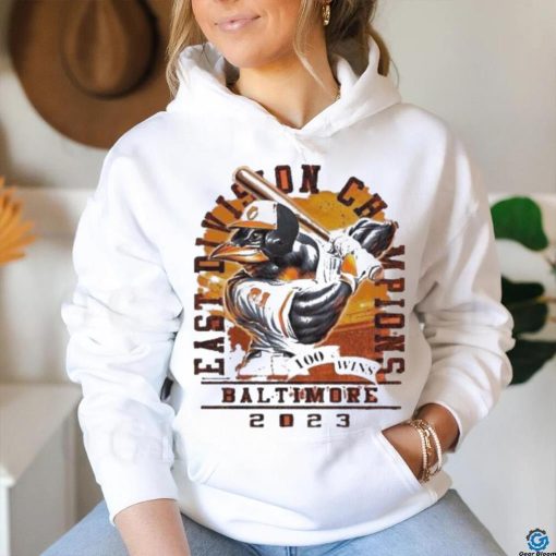 Trending Baltimore Orioles Mascot 2023 East Division Champion 100 Wins shirt