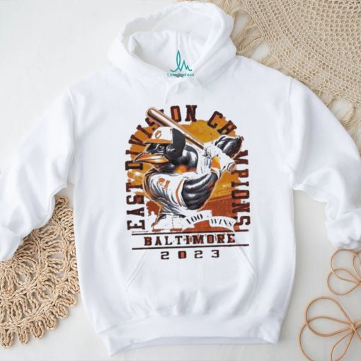 Trending Baltimore Orioles Mascot 2023 East Division Champion 100 Wins shirt