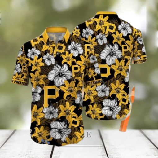 Trending Mlb Pittsburgh Pirates Tropical Hibiscus Hawaiian New Shirt For Sport Fans