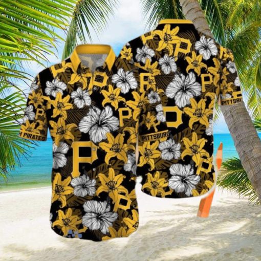 Trending Mlb Pittsburgh Pirates Tropical Hibiscus Hawaiian New Shirt For Sport Fans