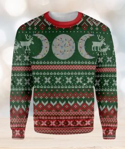 Triple Moon Witch Wicca Ugly Christmas Sweater