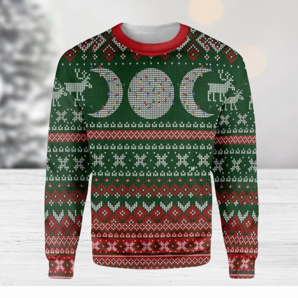 Dallas Cowboys Christmas Forrest Pattern Ugly Christmas Sweater - Limotees