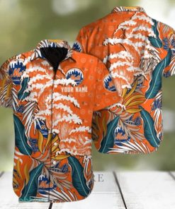 Tropical Aloha MLB New York Mets Hawaiian Shirt Custom Name Summer Gift For Friends