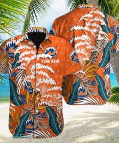 Tropical Aloha MLB New York Mets Hawaiian Shirt Custom Name Summer Gift For Friends