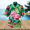 Flamingo Hawaiian Shirt Tropical Fruit Beach Gift For Friend