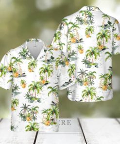 Tropical Palm Christmas Tree Hawaiian Shirt