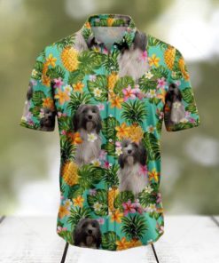 Tropical Pineapple Tibetan Terrier Tropical Hawaiian Shirt Gift For Men And Women