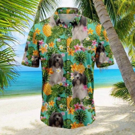 Tropical Pineapple Tibetan Terrier Tropical Hawaiian Shirt Gift For Men And Women