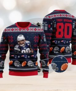 Troy Brown new england patriots NFL Ugly 3D Sweater For Christmas