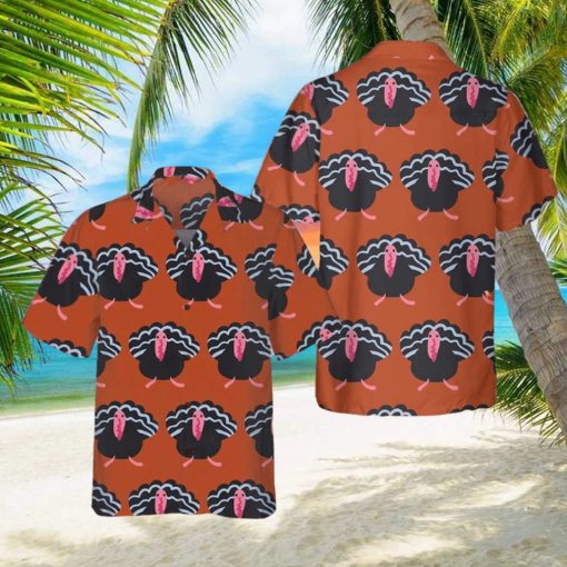 Turkey Thanksgiving Hawaiian Shirt Mens Thanksgiving Aloha Shirt Gift Ideas