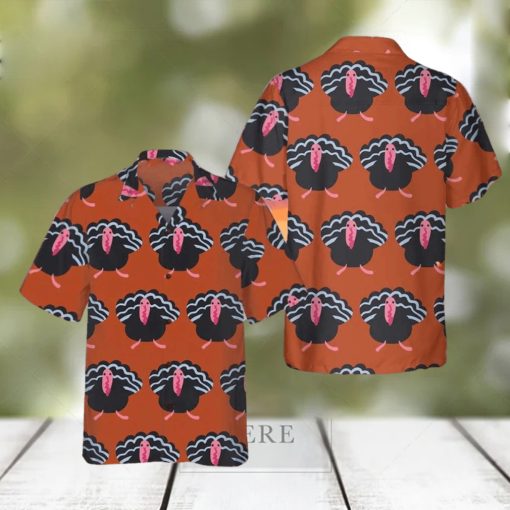 Turkey Thanksgiving Hawaiian Shirt Mens Thanksgiving Aloha Shirt Gift Ideas