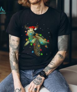Turtle Have Reindeer On Head Christmas Turtle Classic T Shirt