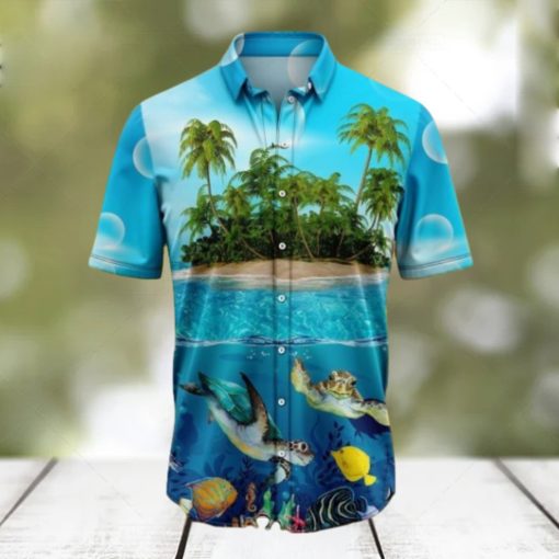 Turtle Island Tropical Hawaiian Shirt Gift For Men And Women