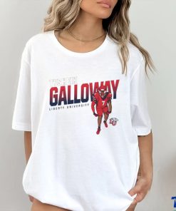 Tysheik Galloway Liberty Flames NCAA Football Caricature shirt