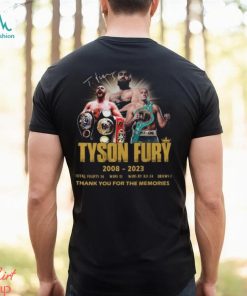 Tyson Fury 2008 – 2023 Thank You For The Memories Unisex T Shirt