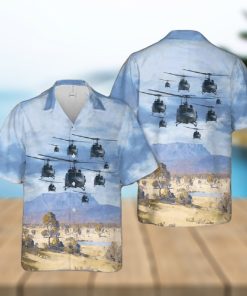 U.s Air Force 40th Flight Test Squadron Bell Uh 1 Huey Hawaiian Shirt