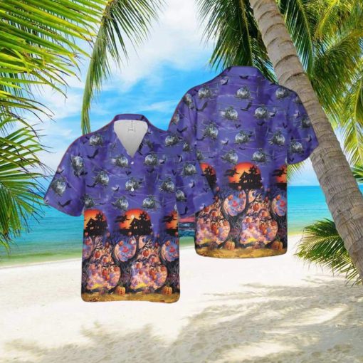 U.s Army Bell Oh 58 Kiowa Halloween Hawaiian Shirt