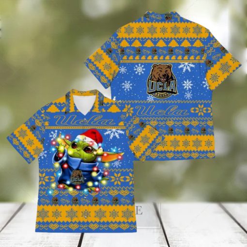 UCLA Bruins Baby Yoda Star Wars Hawaiian Shirt For Men And Women Gift Christmas Holidays