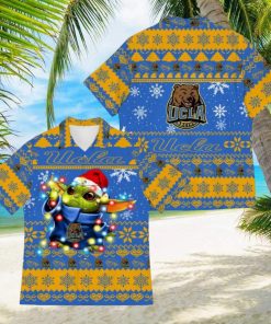 UCLA Bruins Baby Yoda Star Wars Hawaiian Shirt For Men And Women Gift Christmas Holidays