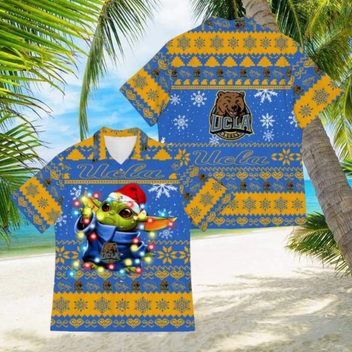 UCLA Bruins Baby Yoda Star Wars Hawaiian Shirt For Men And Women Gift Christmas Holidays