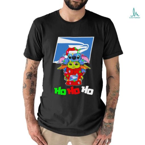 UPSA Santa Stitch and Yoda Ha ha ha Christmas 2023 Shirt